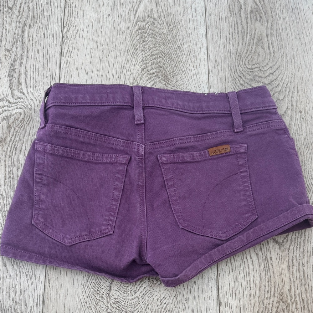 Joe's Purple Women's Jean Shorts - Picture 4 of 4